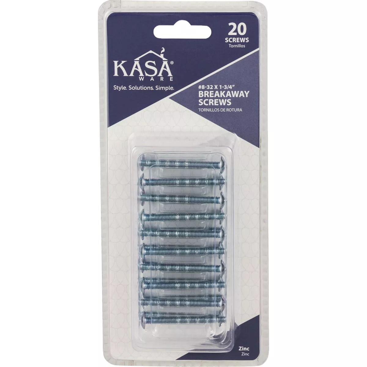 KasaWare 8/32 In. x 1-3/4 In. Breakaway Screws (20-Pack) - photo 2