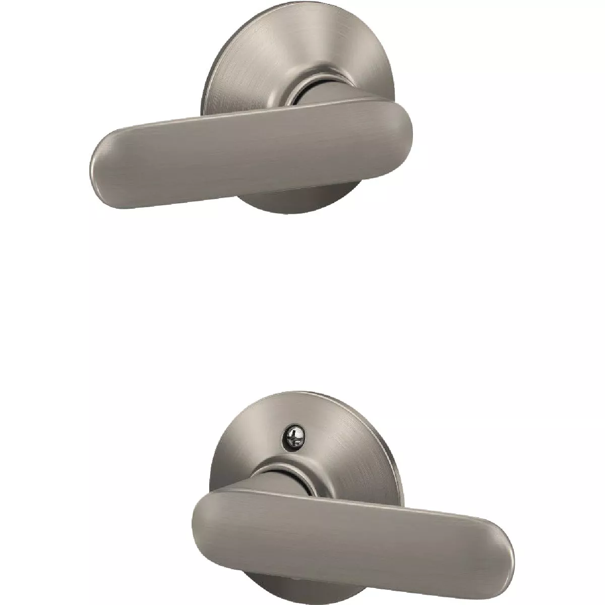 Schlage Davlin Lever Satin Nickel Hall & Closet Lock - photo 2
