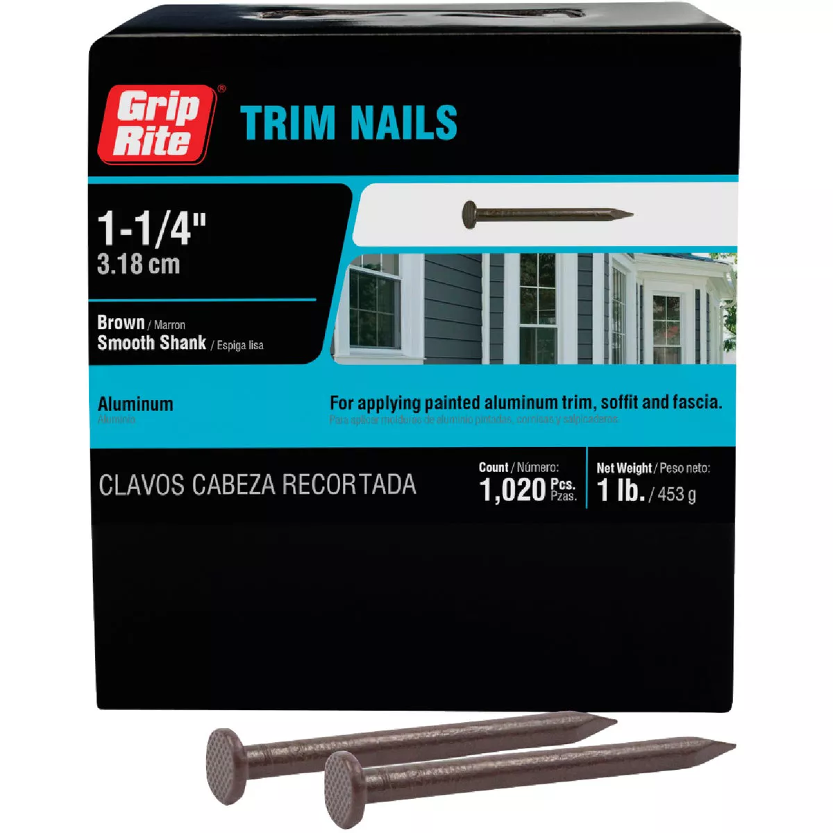 Do it Best 1-1/4 In. 12.5 ga Brown Aluminum Siding Nail (1 Lb.) - photo 2