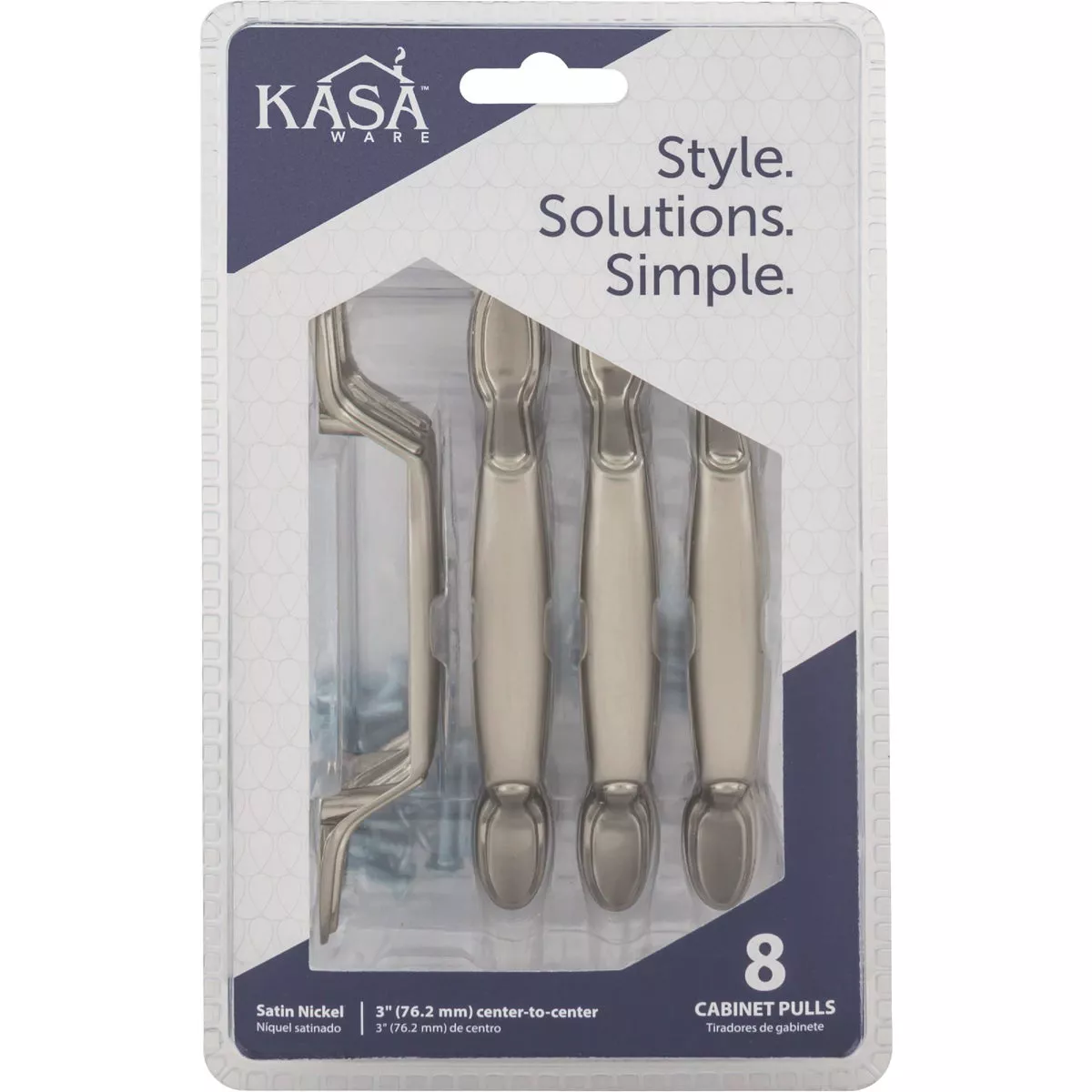 KasaWare 5 In. Satin Nickel Cabinet Pull (8-Pack) - photo 2