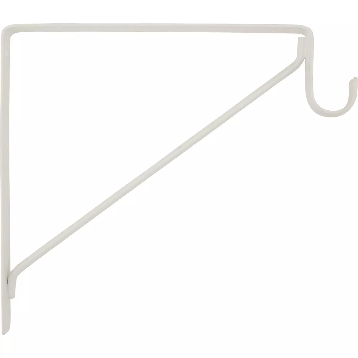 National Hardware White Heavy Duty Shelf/Rod Bracket, Bulk