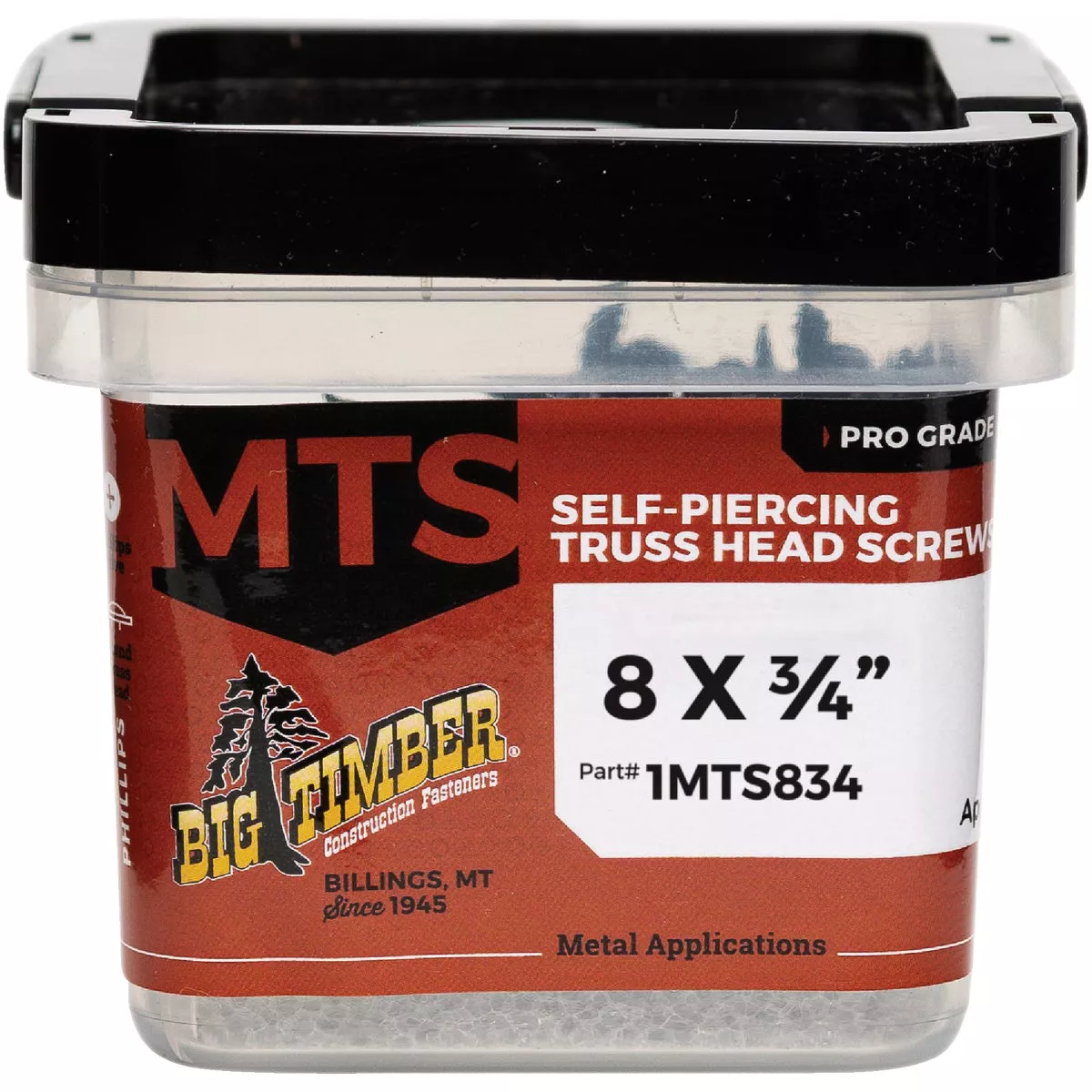 Big Timber #8 x 3/4 In. Modified Truss Head Sharp Point Wood Screw (1 Lb.)
