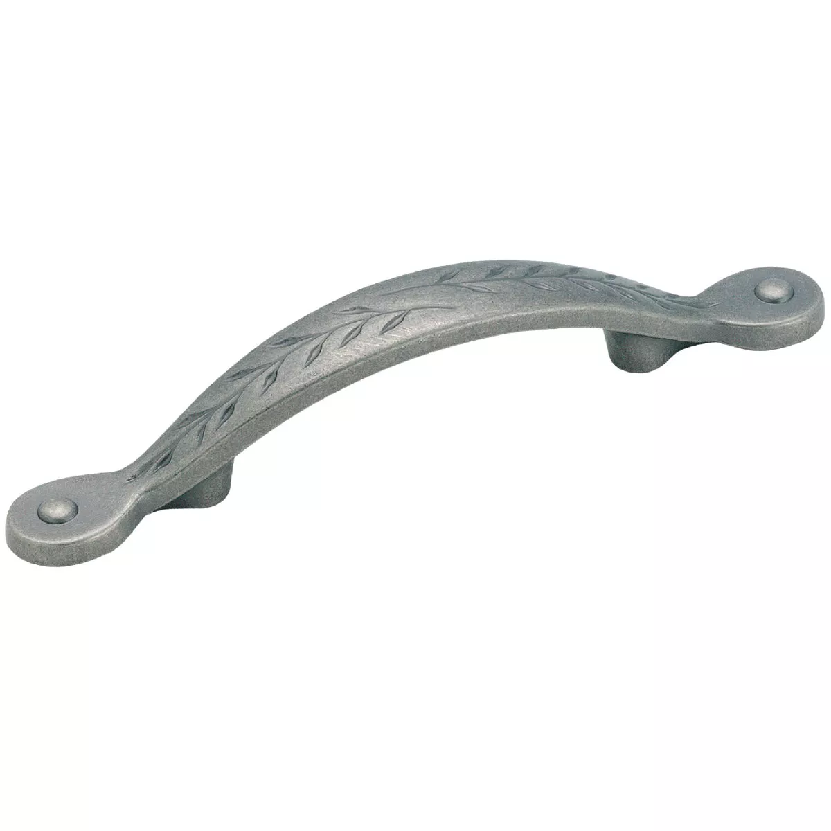Amerock Nature's Splendor 3 In. Elegant Weathered Nickel Cabinet Drawer Pull