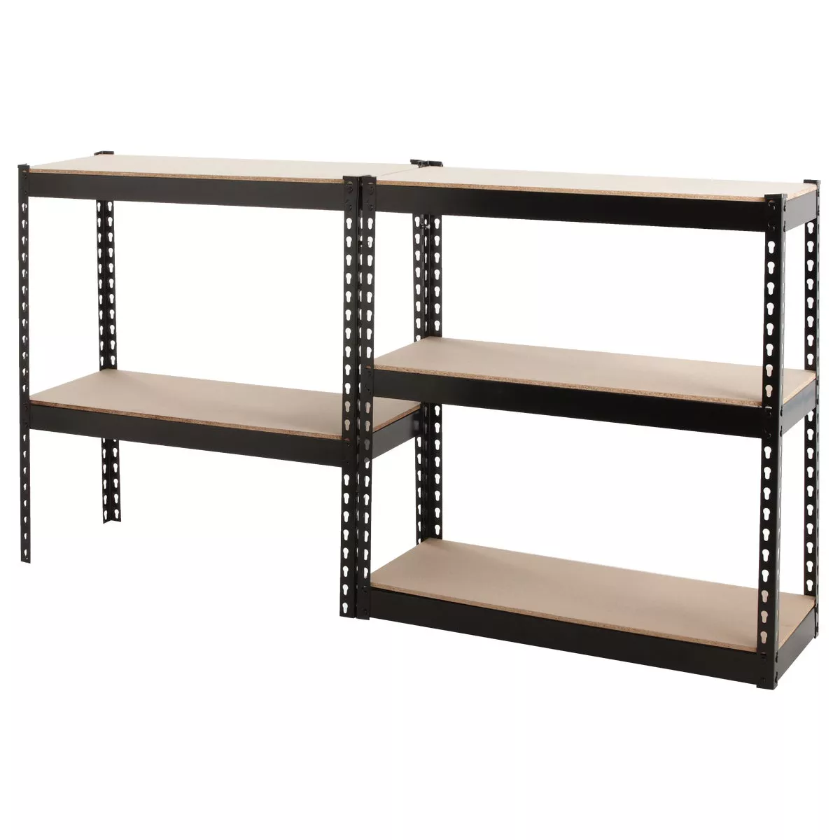L-Beam 34 In. x 72 In. x 14 In. Black Steel 5-Tier Shelving - photo 6