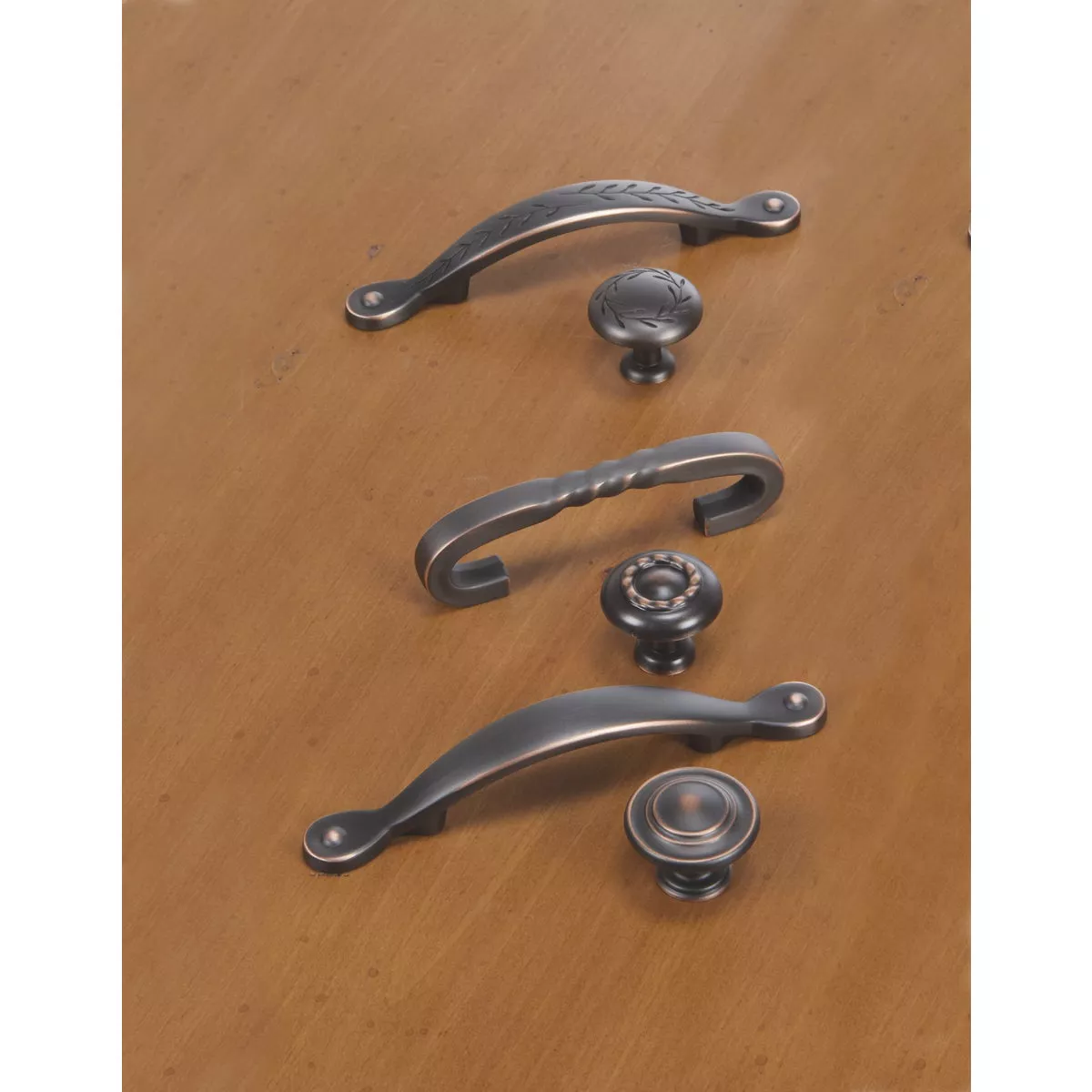 Amerock Inspirations 3 In. Oil-Rubbed Bronze Cabinet Drawer Pull - photo 2