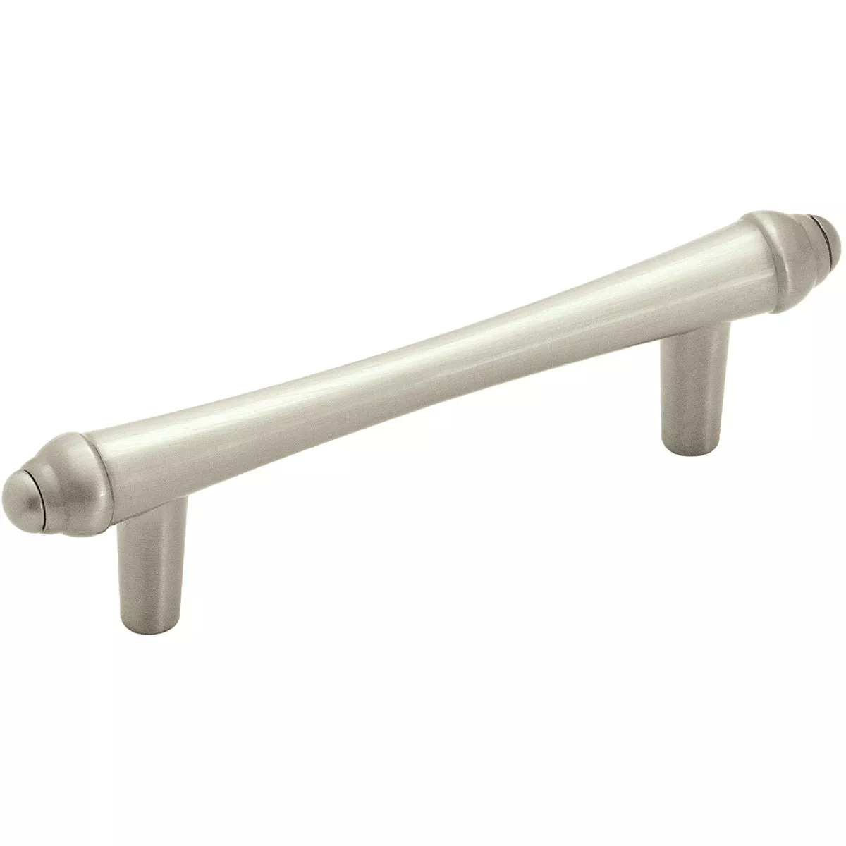 Amerock Divinity 3-in (76mm) Center to Center Satin Nickel Cylindrical Bar Drawer Pull