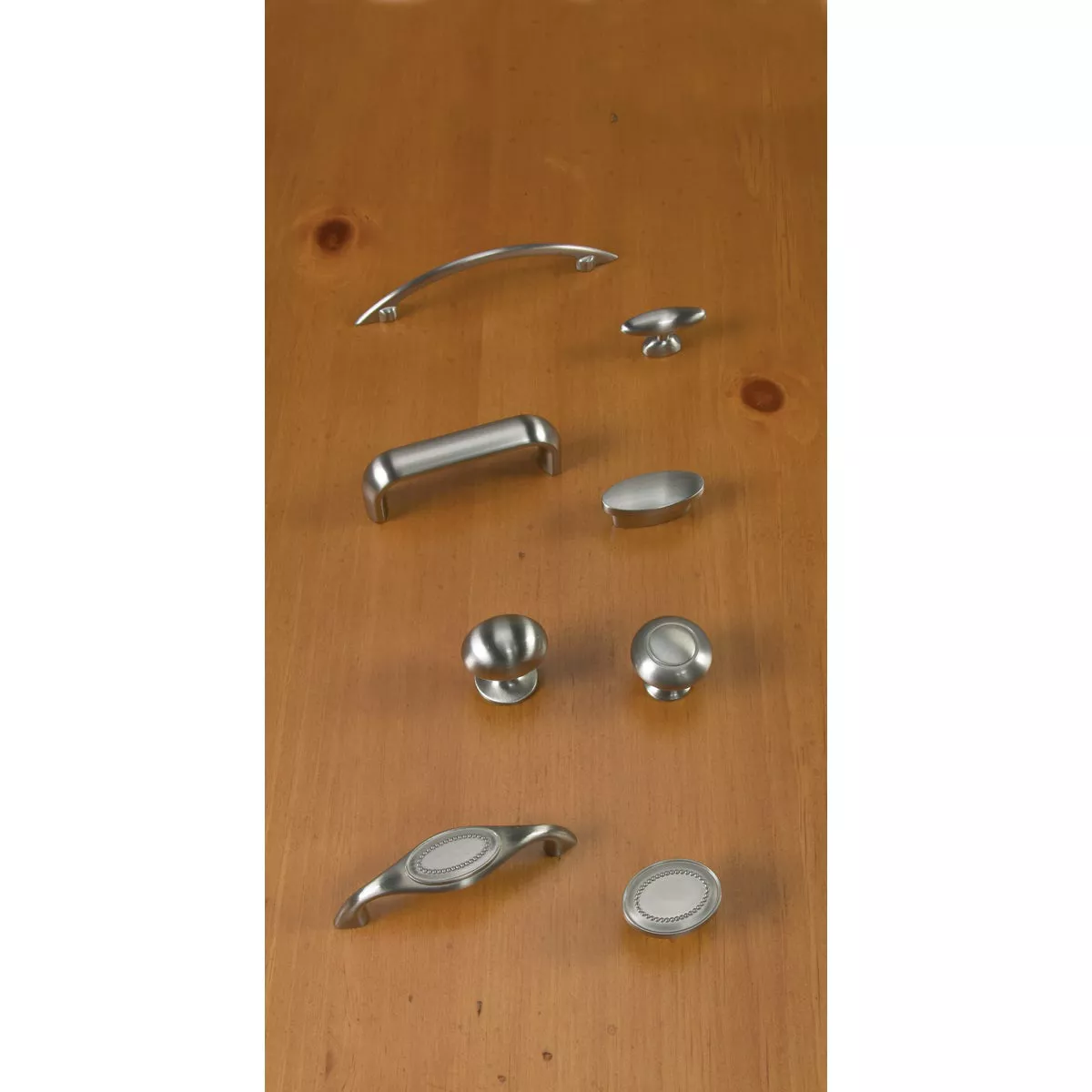 Amerock Everyday Heritage Oval Satin Nickel Cabinet Knob - photo 2