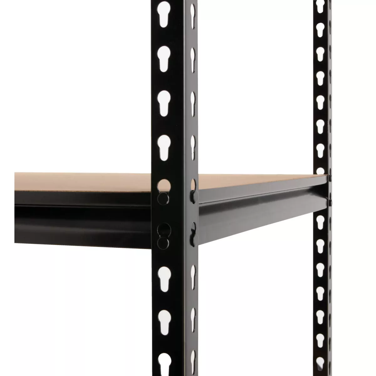 Z-Beam 48 In. x 72 In. x 24 In. Black Steel 5-Tier Shelving - photo 5