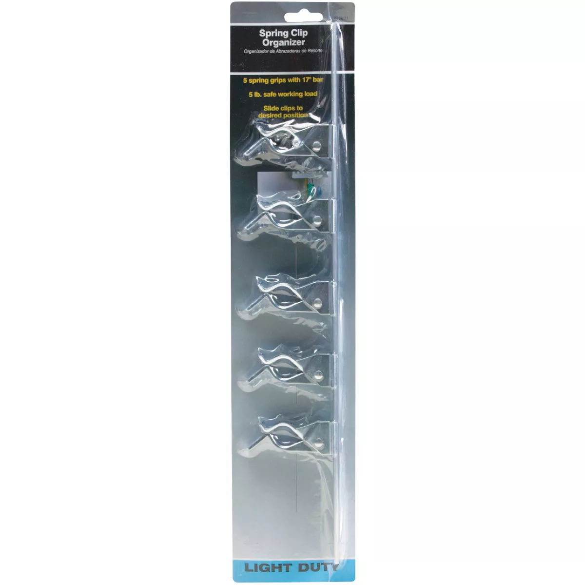 Rust-Resistant Zinc 5-Spring Clip Organizer - photo 2