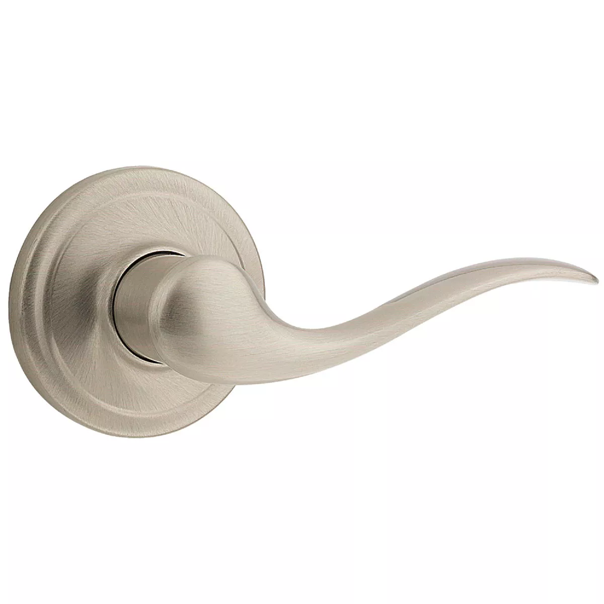 Kwikset Signature Series Satin Nickel Right-Hand Tustin Dummy Door Lever