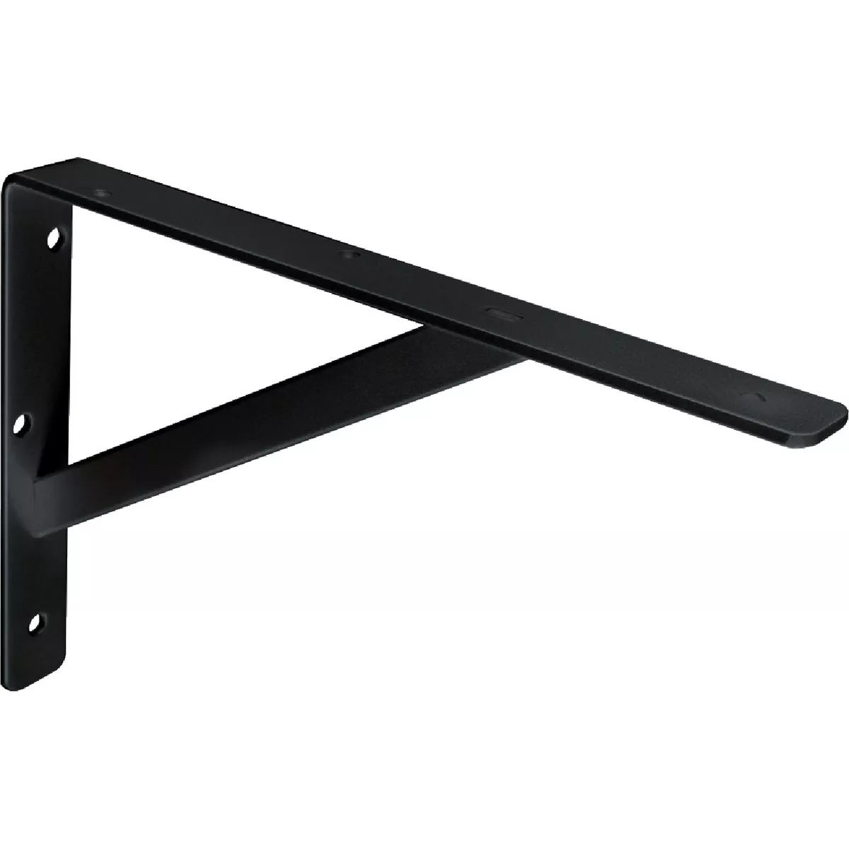 Knape & Vogt 208 Series 20 In. Black Super Duty L-Bracket