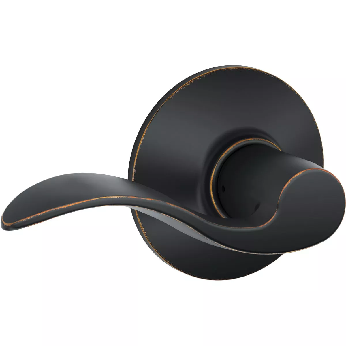 Schlage Accent Aged Bronze Passage Door Lever