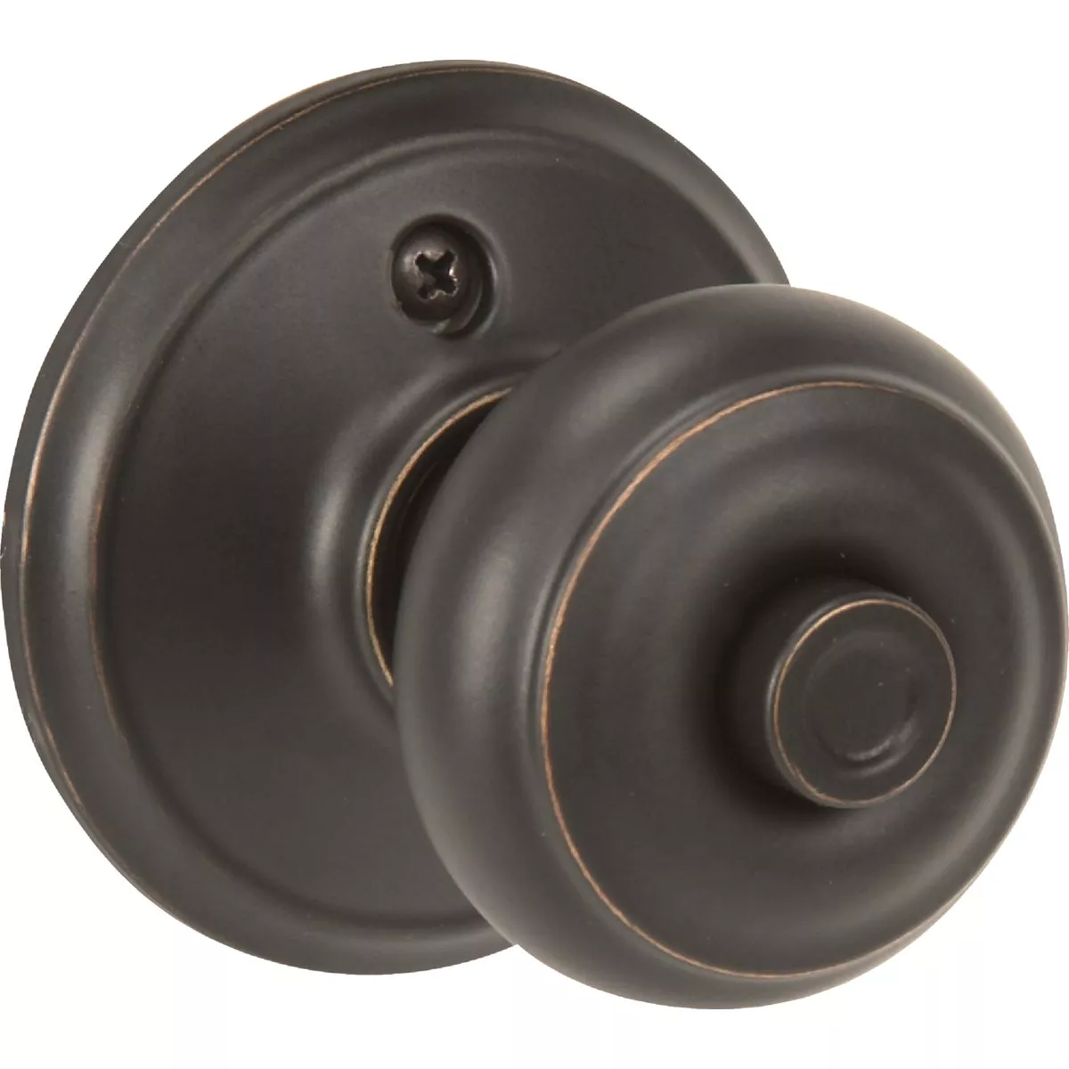 Schlage Georgian Aged Bronze Bed & Bath Door Knob - photo 2