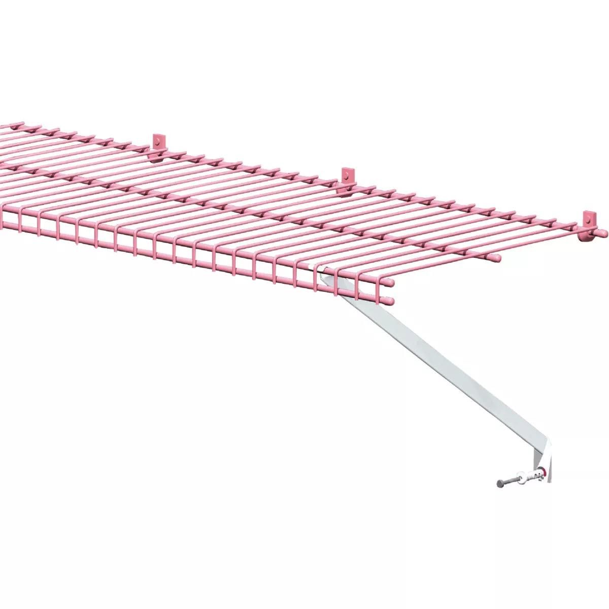 ClosetMaid 12 In. White Shelving Support Bracket (2-Pack)