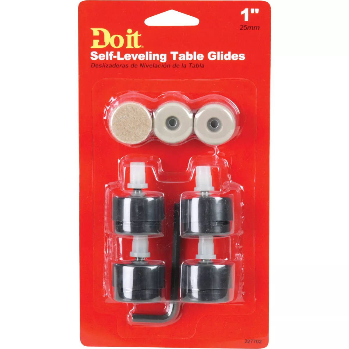 Do it Self-Leveling 1 In. Adjustable Furniture Glide,(4-Pack)