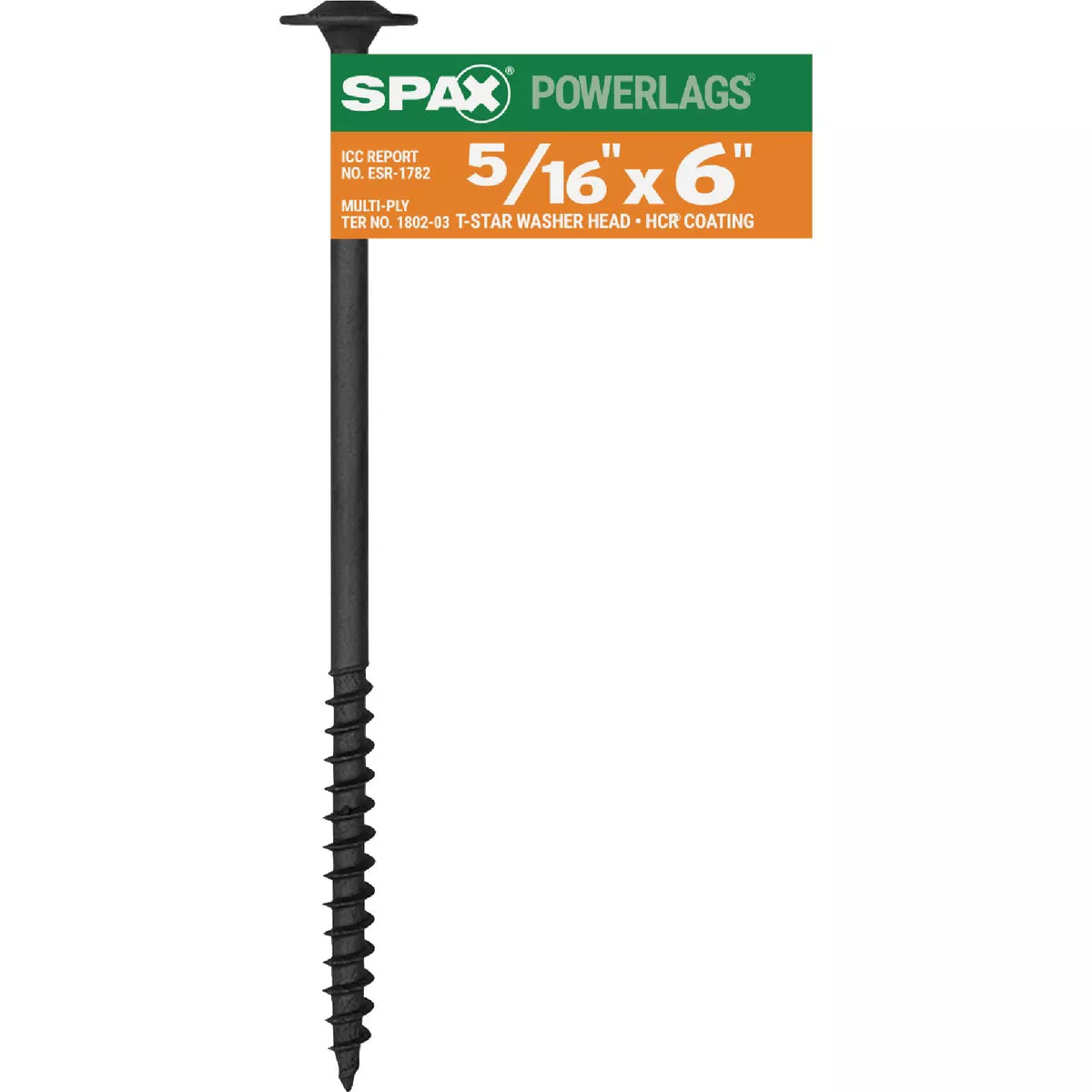 SPAX Powerlag 5/16 In. x 6 In. T40 Washer Head HCR (Exterior Rated) Lag Screw - photo 4