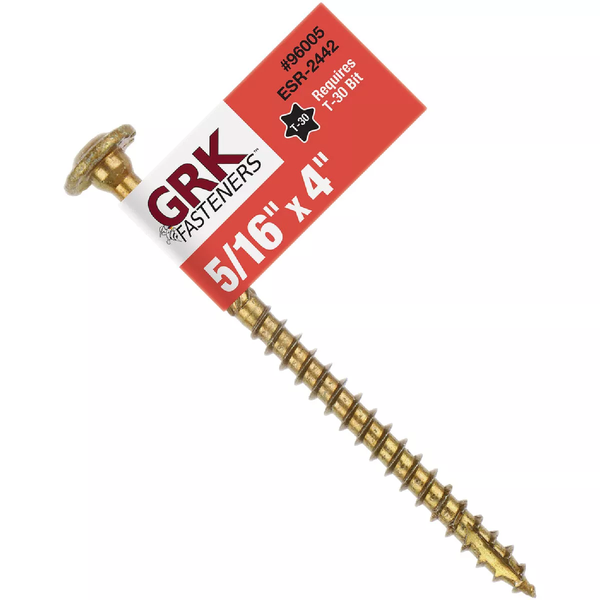 GRK RSS Rugged 5/16 In. x 4 In. Star Drive Washer-Head Structure Screw