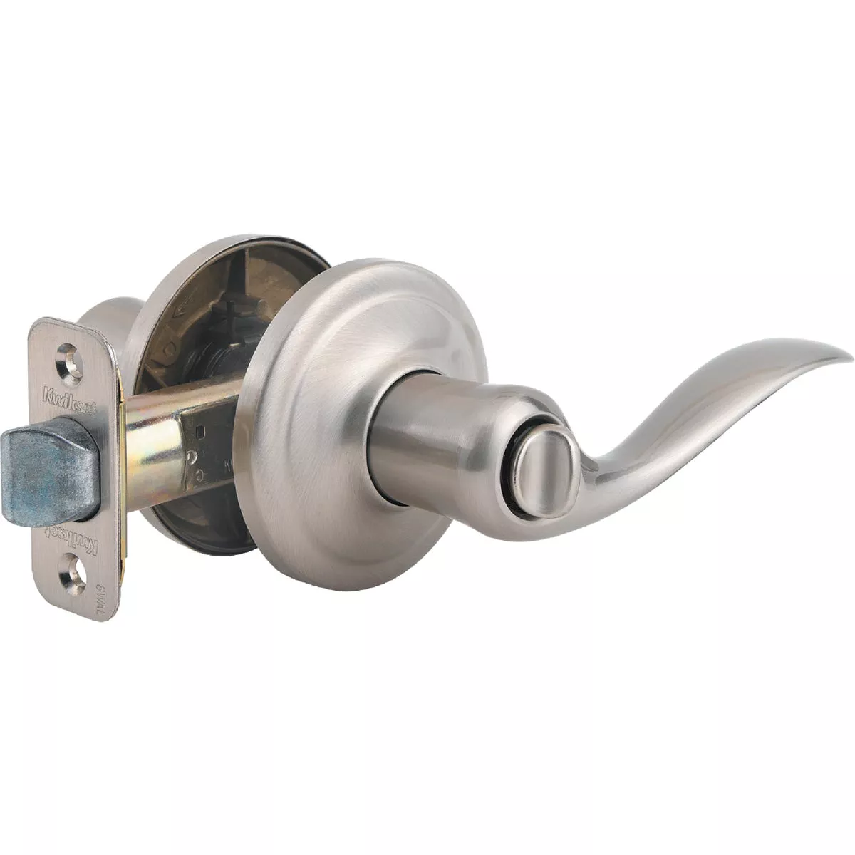 Kwikset Signature Series Satin Nickel Tustin Privacy Door Lever - photo 3
