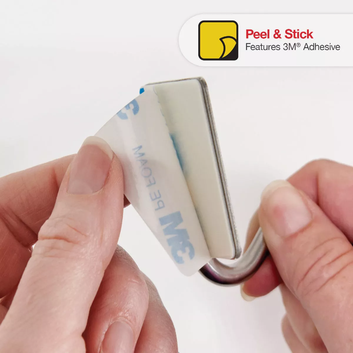 Wrap-It Storage Handy Hooks Stainless Steel Adhesive Hooks (2-Pack) - photo 4