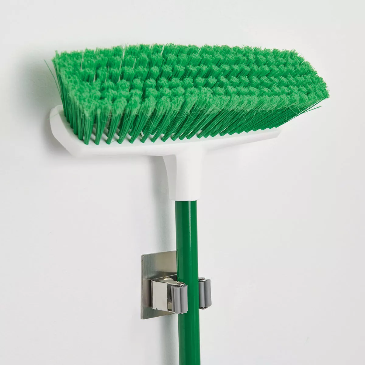 Wrap-It Storage Broom-Mate Stainless Steel Adhesive Broom Holder Hook - photo 5