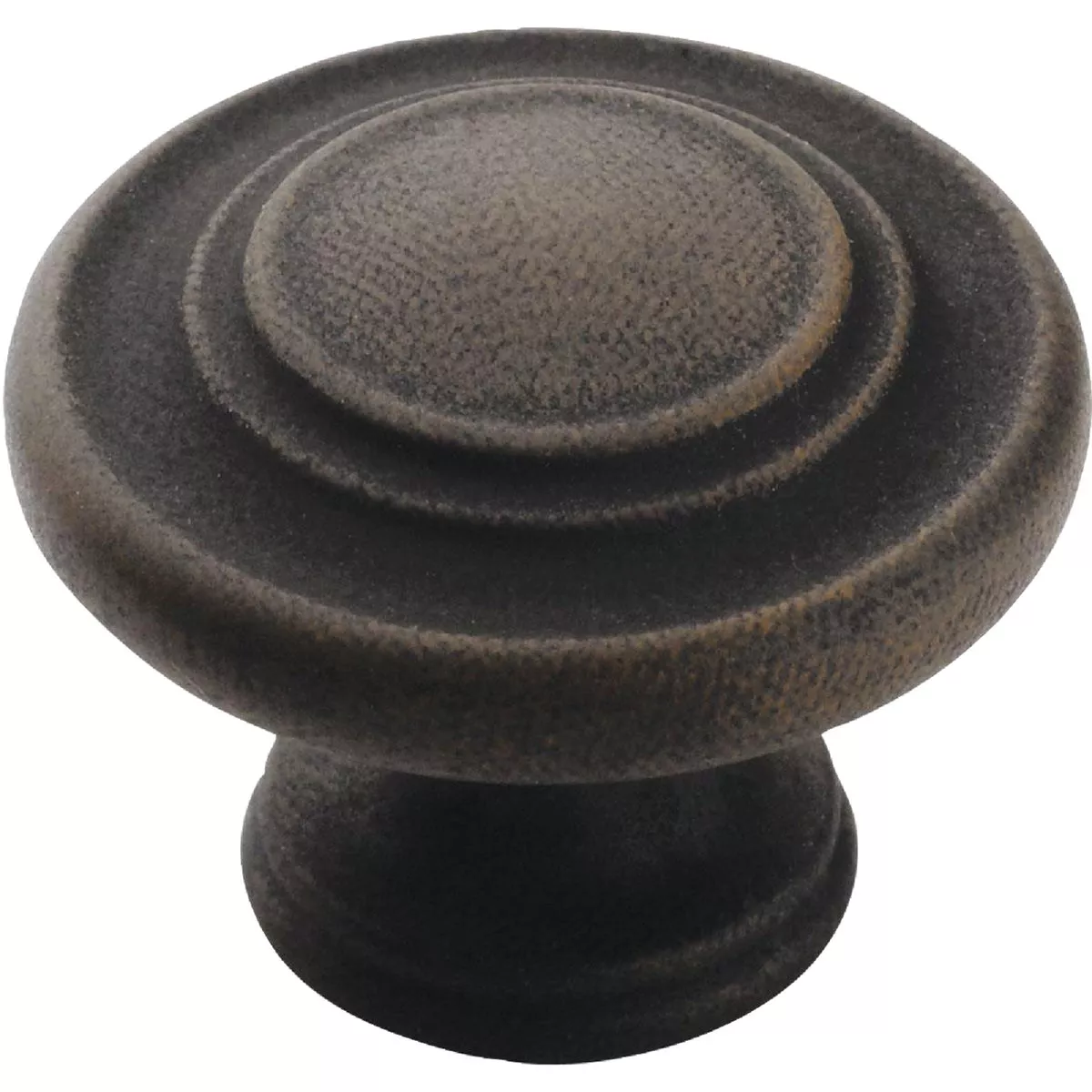 Amerock Inspirations 1.3125 In. Dia. Round Antique Rust Cabinet Knob