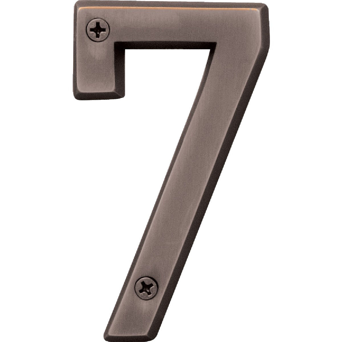 HyKo Prestige Series 4 In. Oil Rubbed Bronze House Number Seven Do