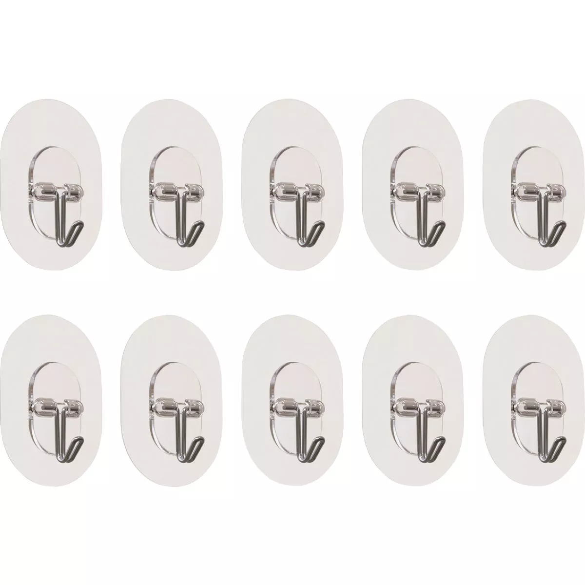 Wrap-It Storage Sticky Hooks Medium Adhesive Hooks (10-Pack)