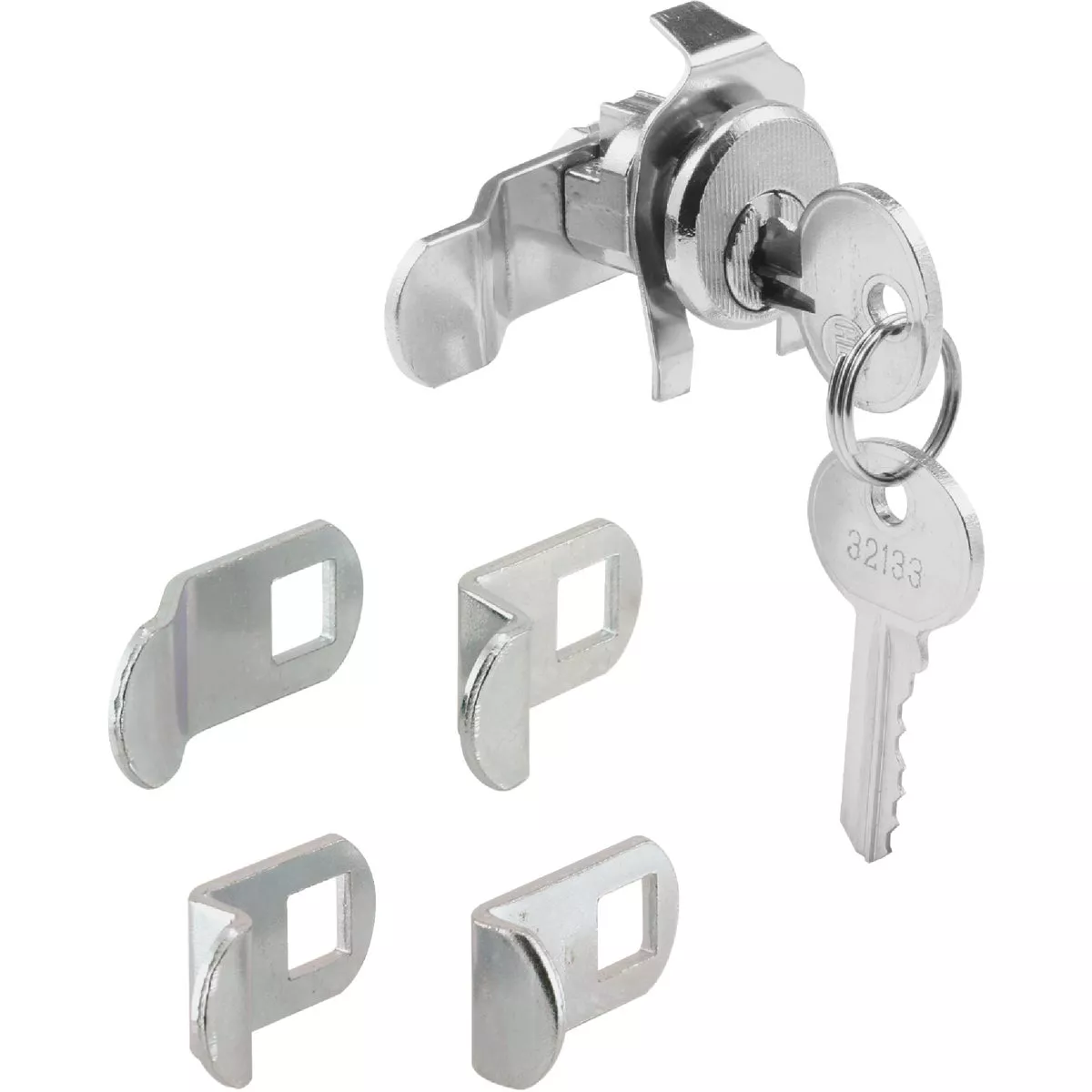 Defender Security Nickel Spring Clip Mailbox Lock