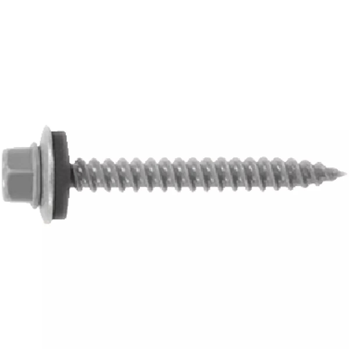 Teks #9 x 1 In. Hex Washer Head Sharp Point Metal to Wood Roofing Screw (700 Ct.) - photo 5