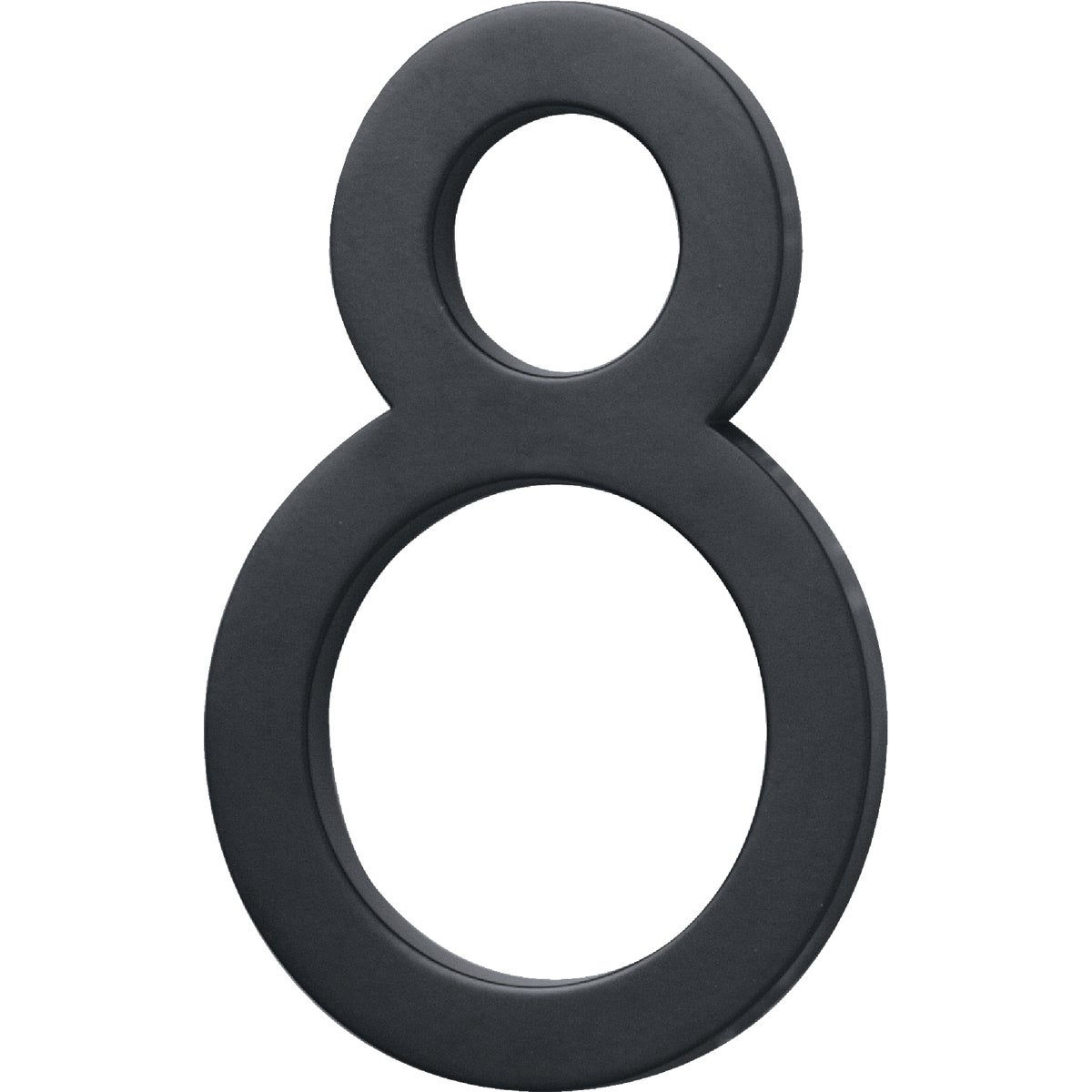 Hy-Ko Architectural Series 6 In. Satin Black House Number Eight | Do it ...