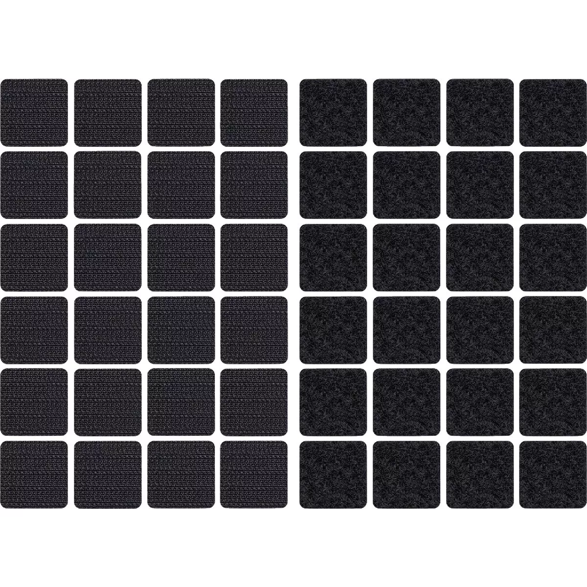 Wrap-It Storage Stick 'Em 1 In. Black Hook & Loop Square (24 Ct.)