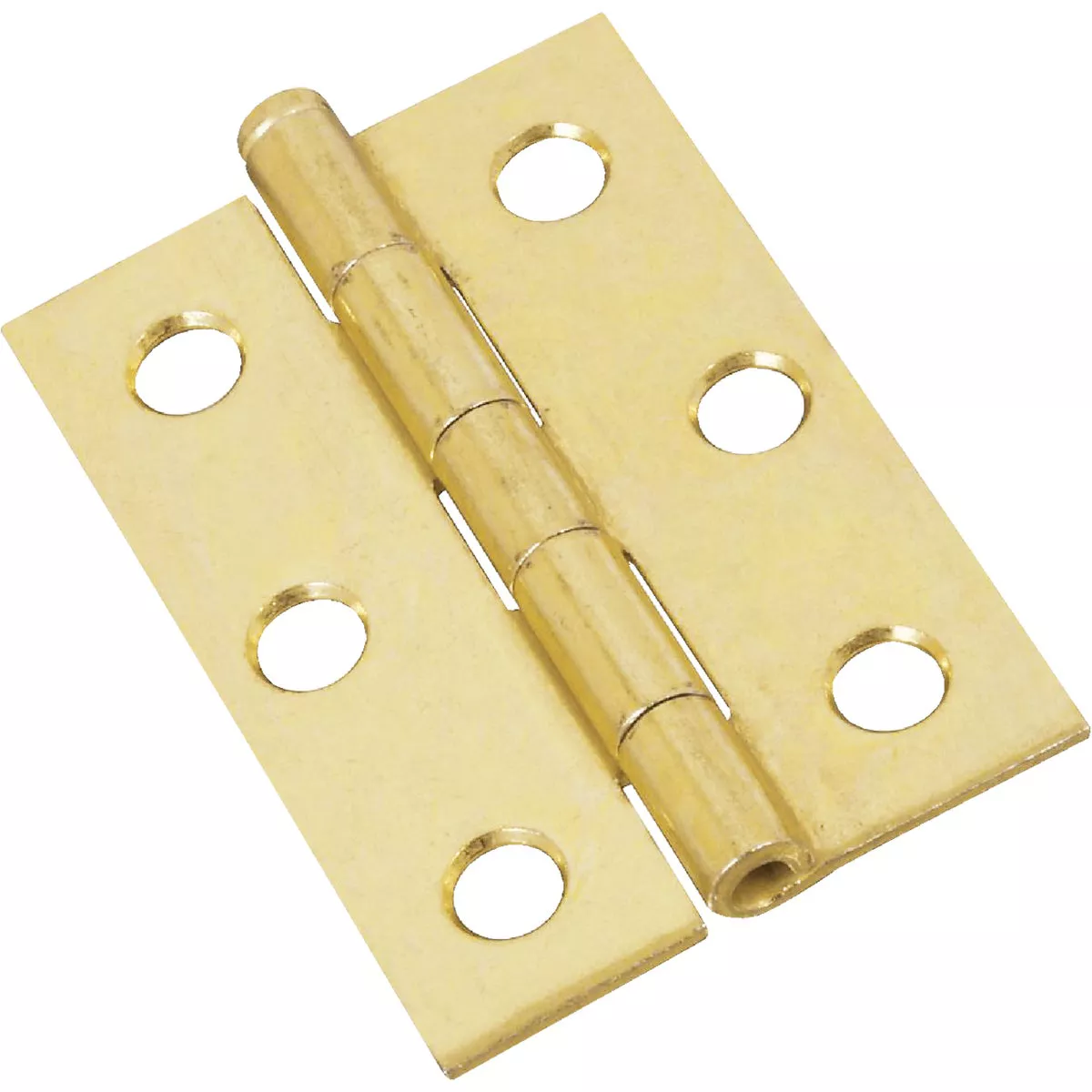 National Hardware 2-1/2 In. Brass Loose-Pin Narrow Hinge (2-Pack)