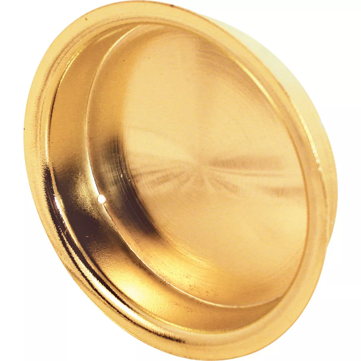 Prime-Line 2-1/8 In. Dia. Brass Wardrobe Pocket Door Pull (2-Count) - photo 2