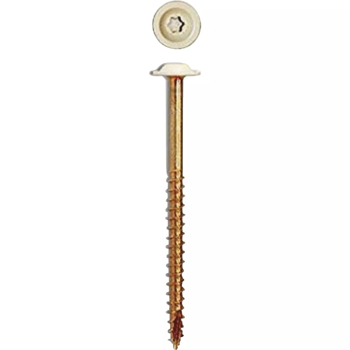 GRK #8 x 1-1/2 In. Star Drive White Cabinet Screw (80 Ct.) - photo 4