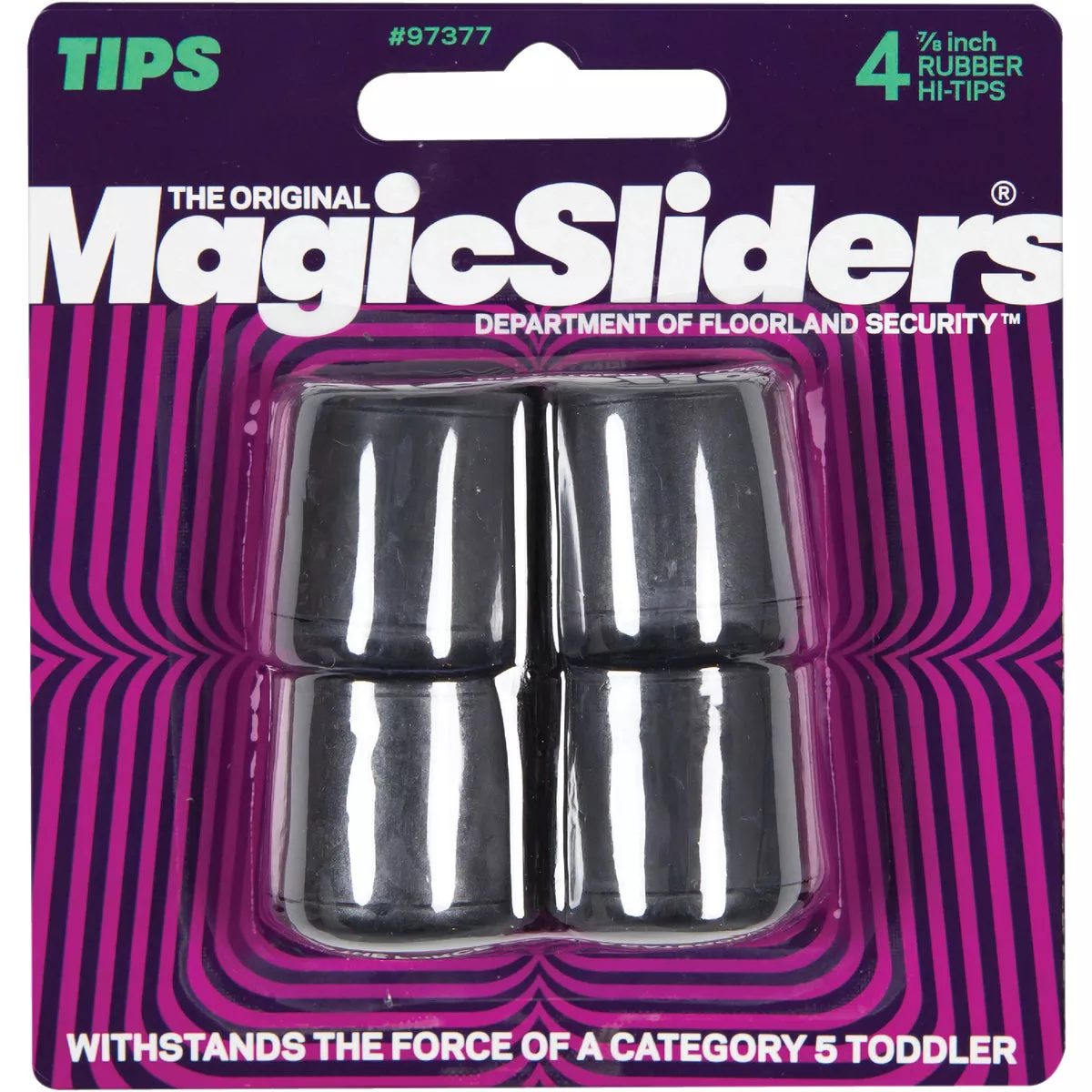 Magic Sliders 7/8 In. Hi-Tip Rubber Furniture Leg Tip,(4-Pack) - photo 2