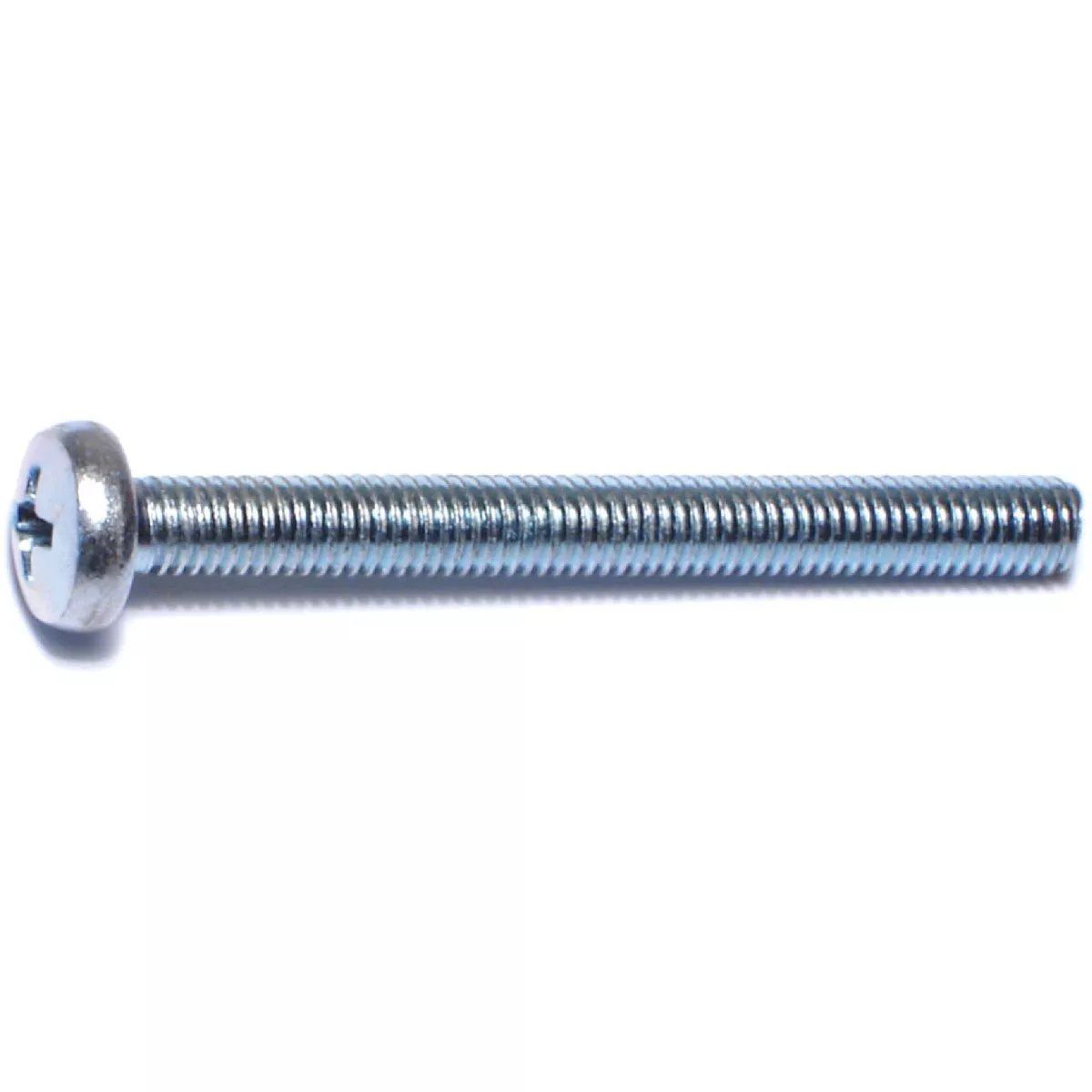 Midwest Fastener 5mm-0.8 x 50mm Zinc Plated Class 4.8 Steel Coarse Thread Phillips Pan Head Machine Screws (20 Ct.)