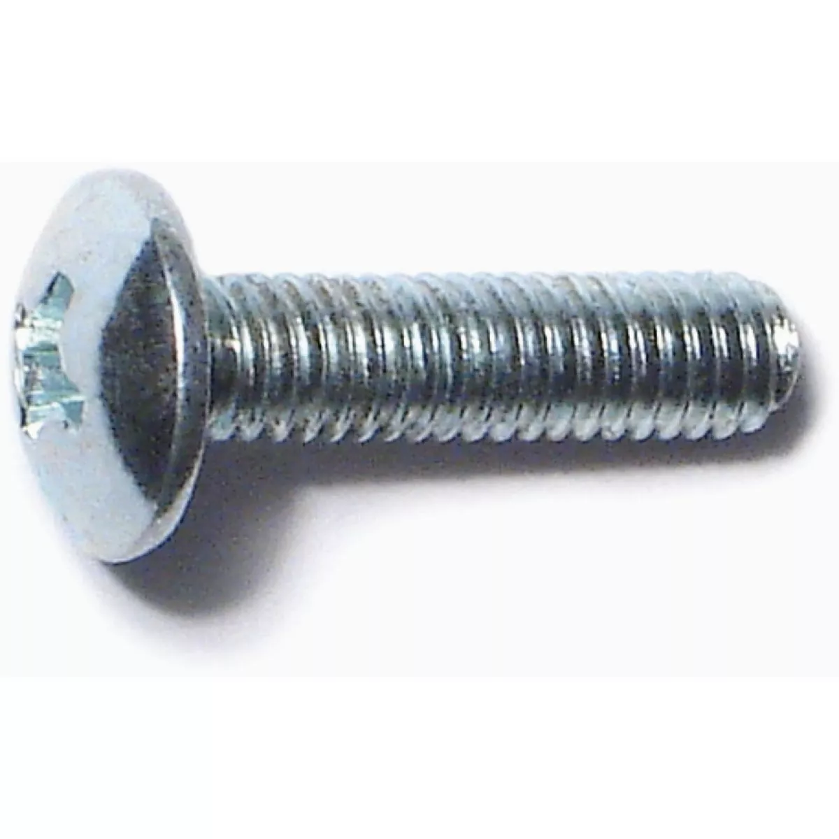 Midwest Fastener 4mm-0.7 x 16mm Zinc Plated Class 4.8 Steel Coarse Thread Phillips Truss Head Machine Screws