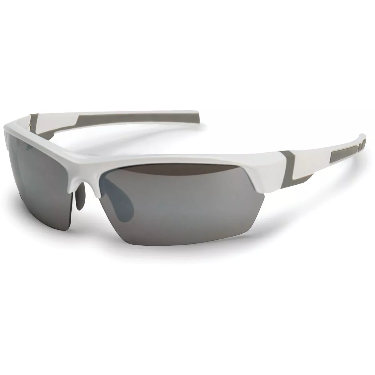STIHL Frosty White Frame Safety Glasses with Silver Mirror Lenses-