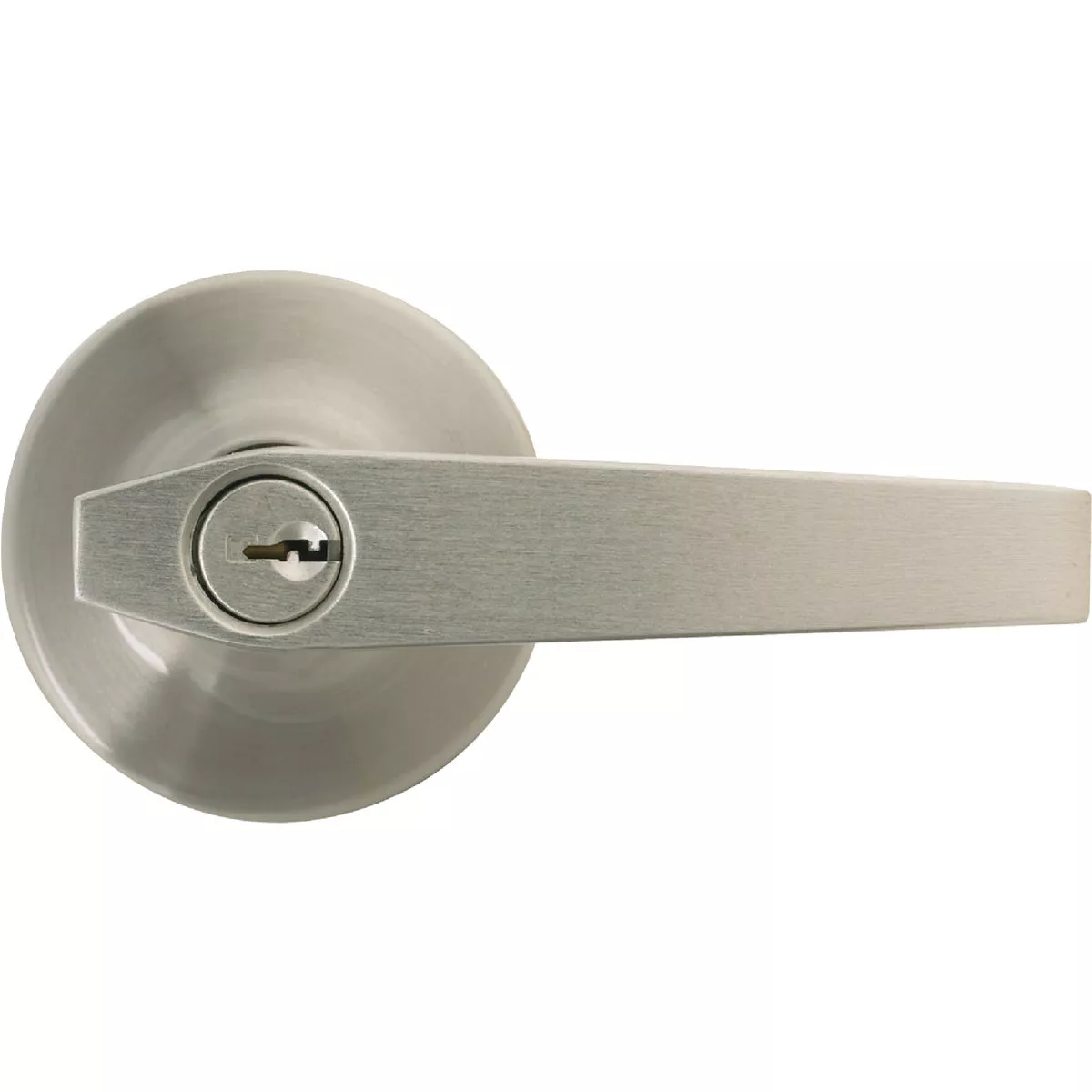 Steel Pro Brushed Nickel Entry Door Lever - photo 4