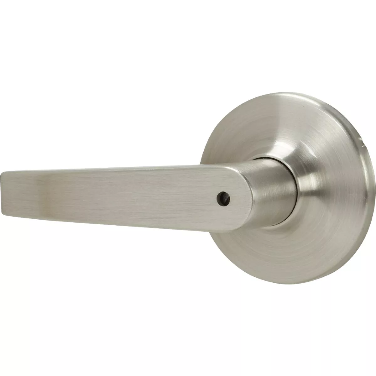 Steel Pro Brushed Nickel Straight Privacy Door Lever - photo 3