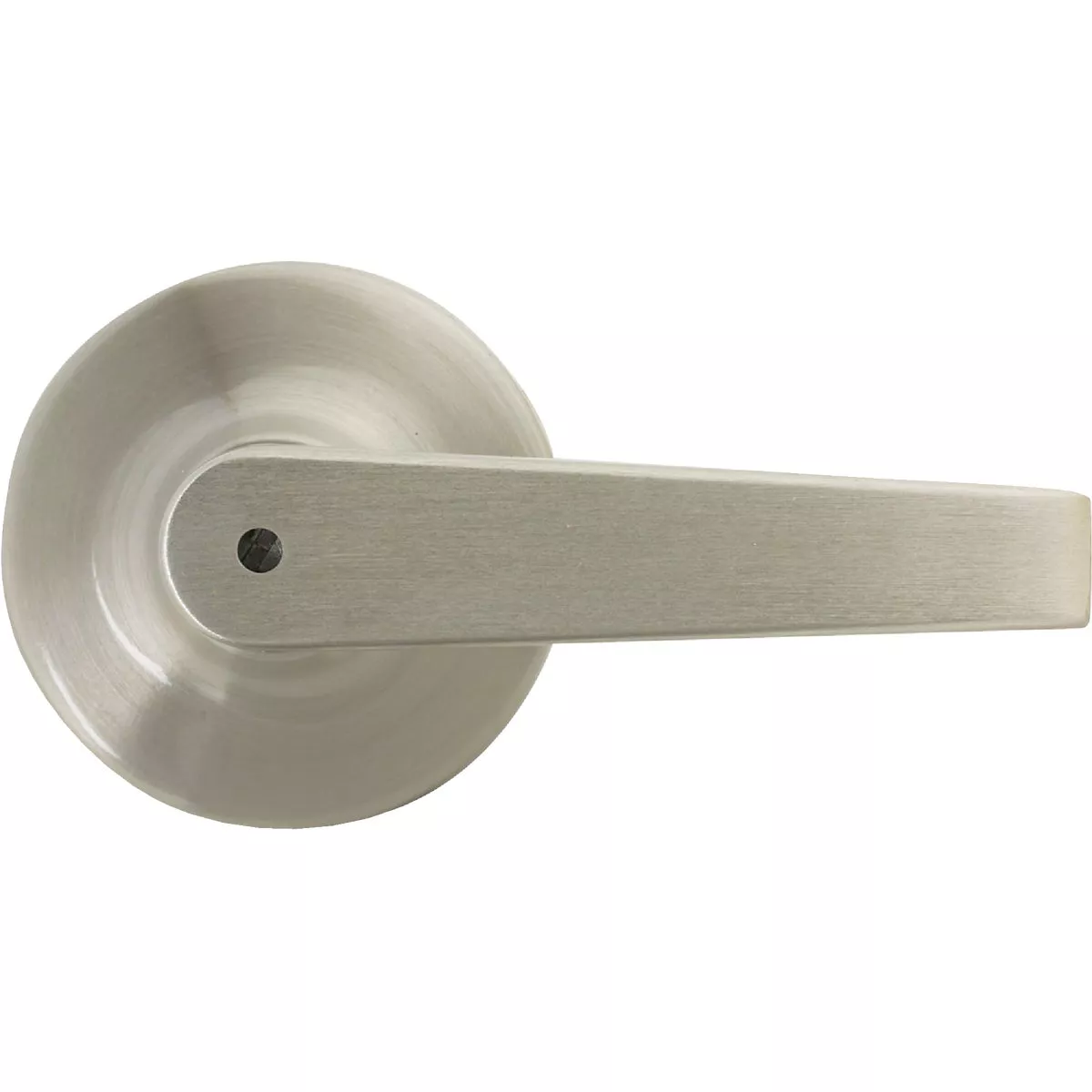 Steel Pro Brushed Nickel Straight Privacy Door Lever - photo 4