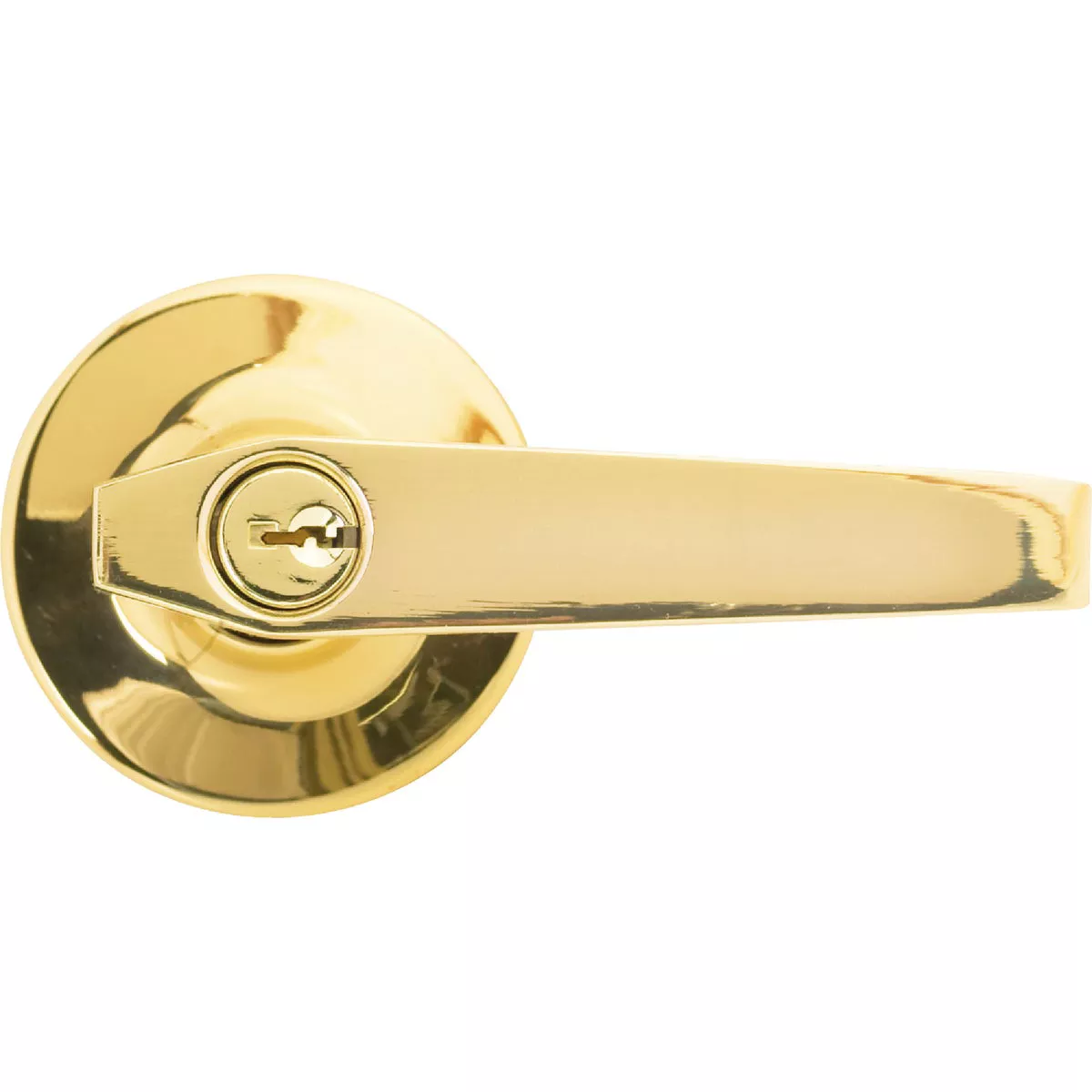 Steel Pro Polished Brass Entry Door Lever - photo 4