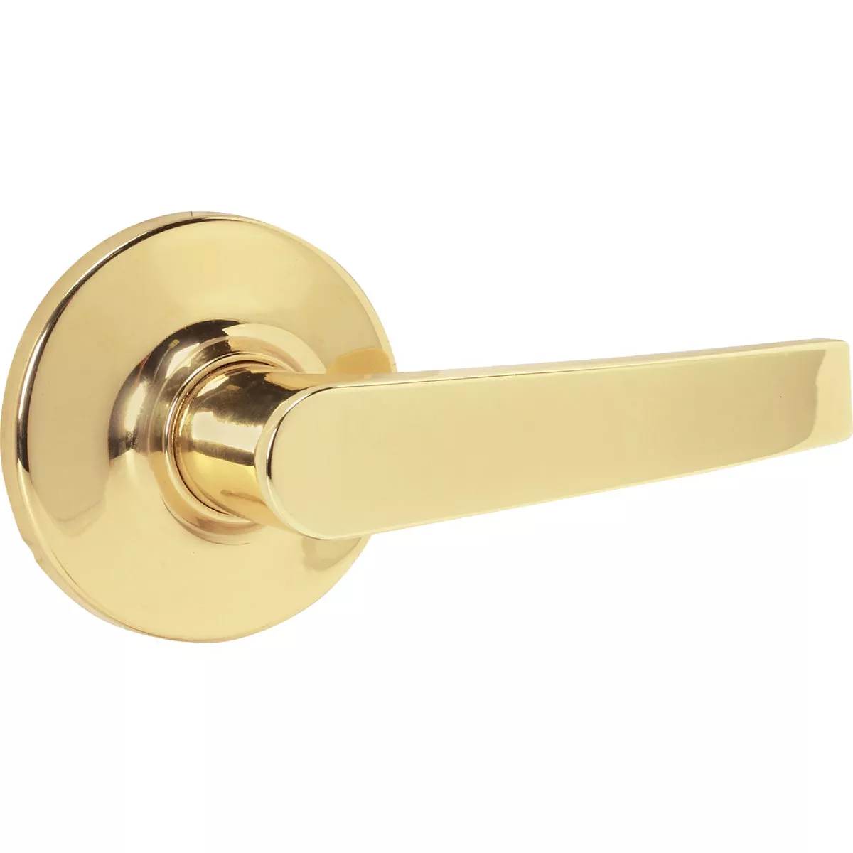 Steel Pro Polished Brass Straight Passage Door Lever - photo 3