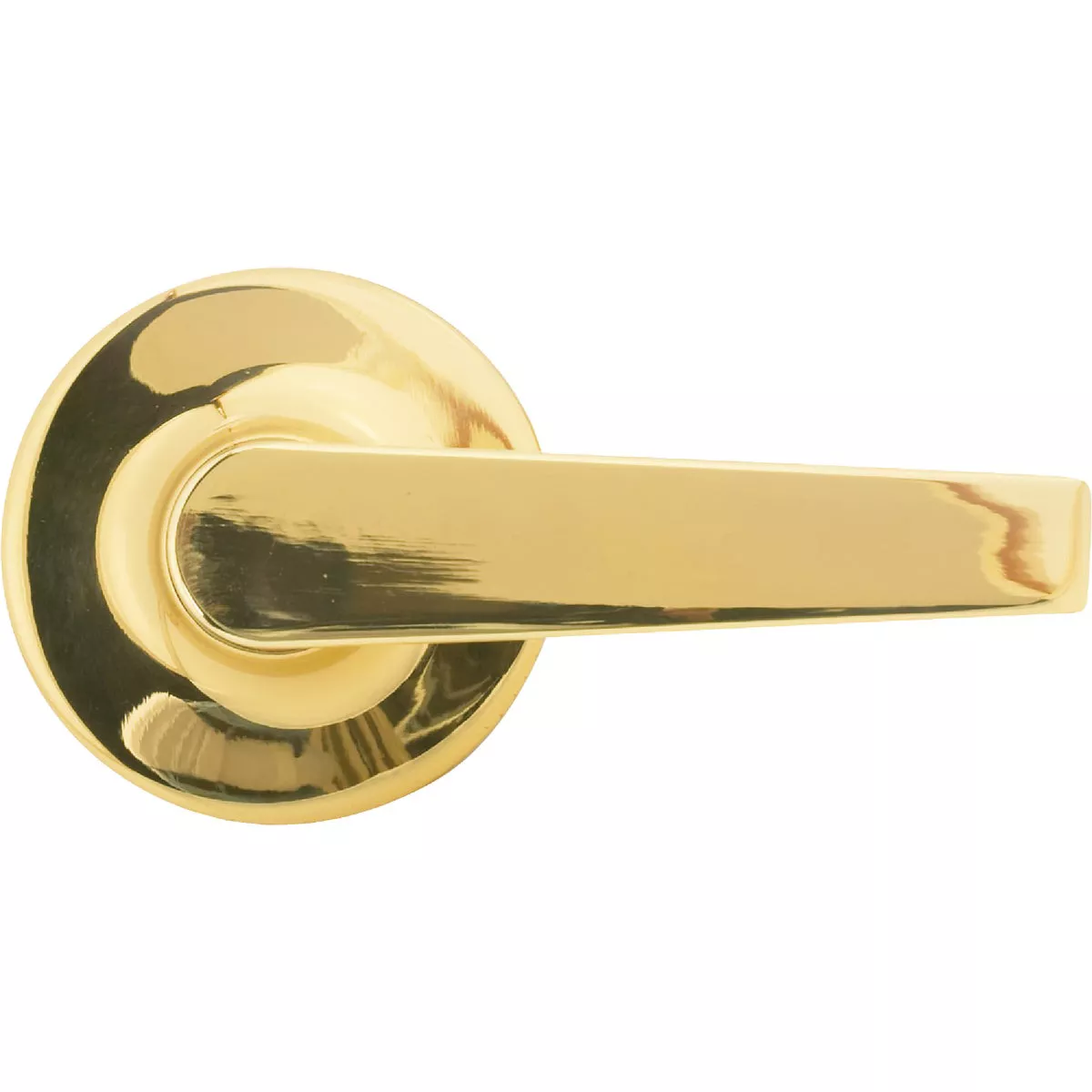 Steel Pro Polished Brass Straight Passage Door Lever - photo 4