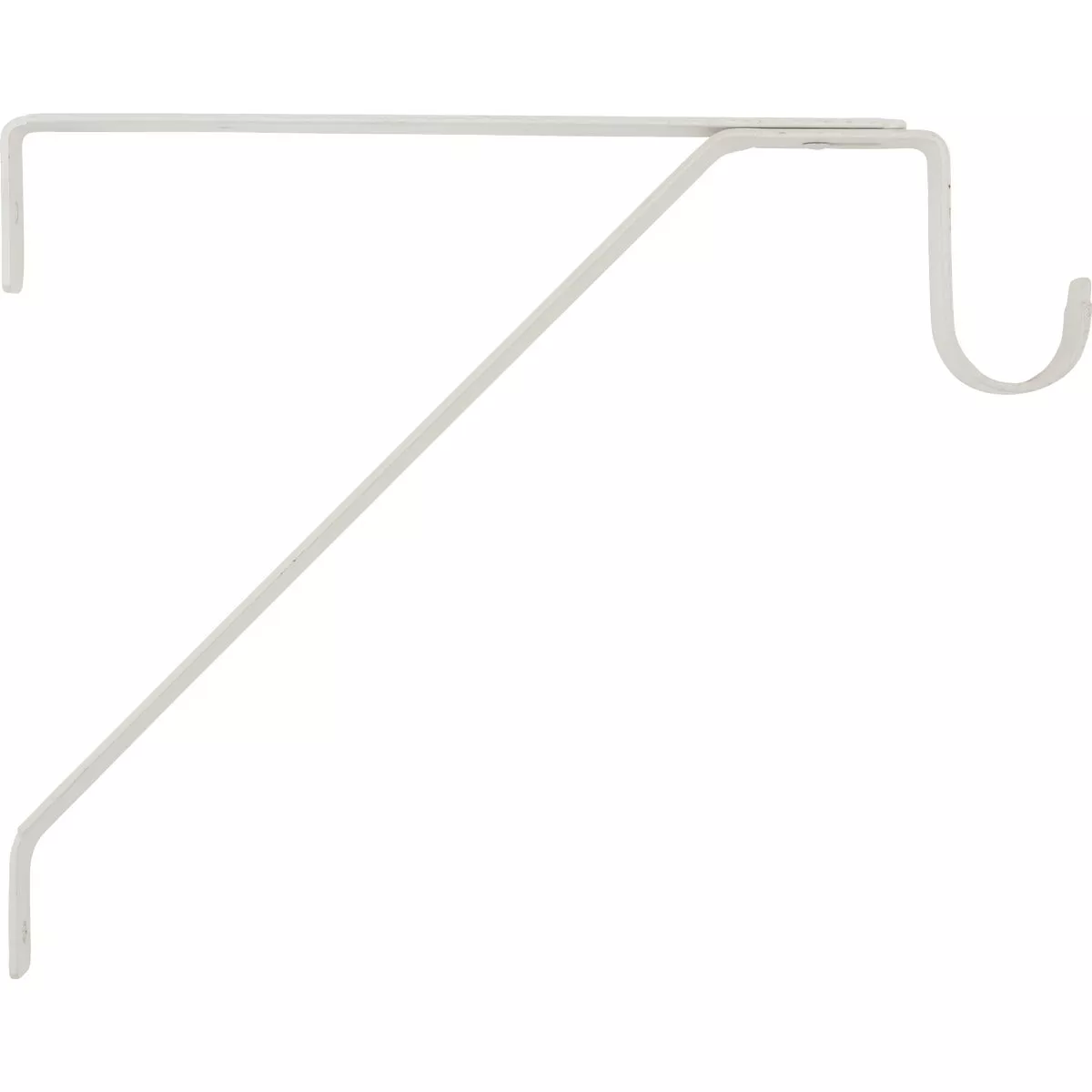 National Hardware White Shelf/Rod Bracket, Bulk