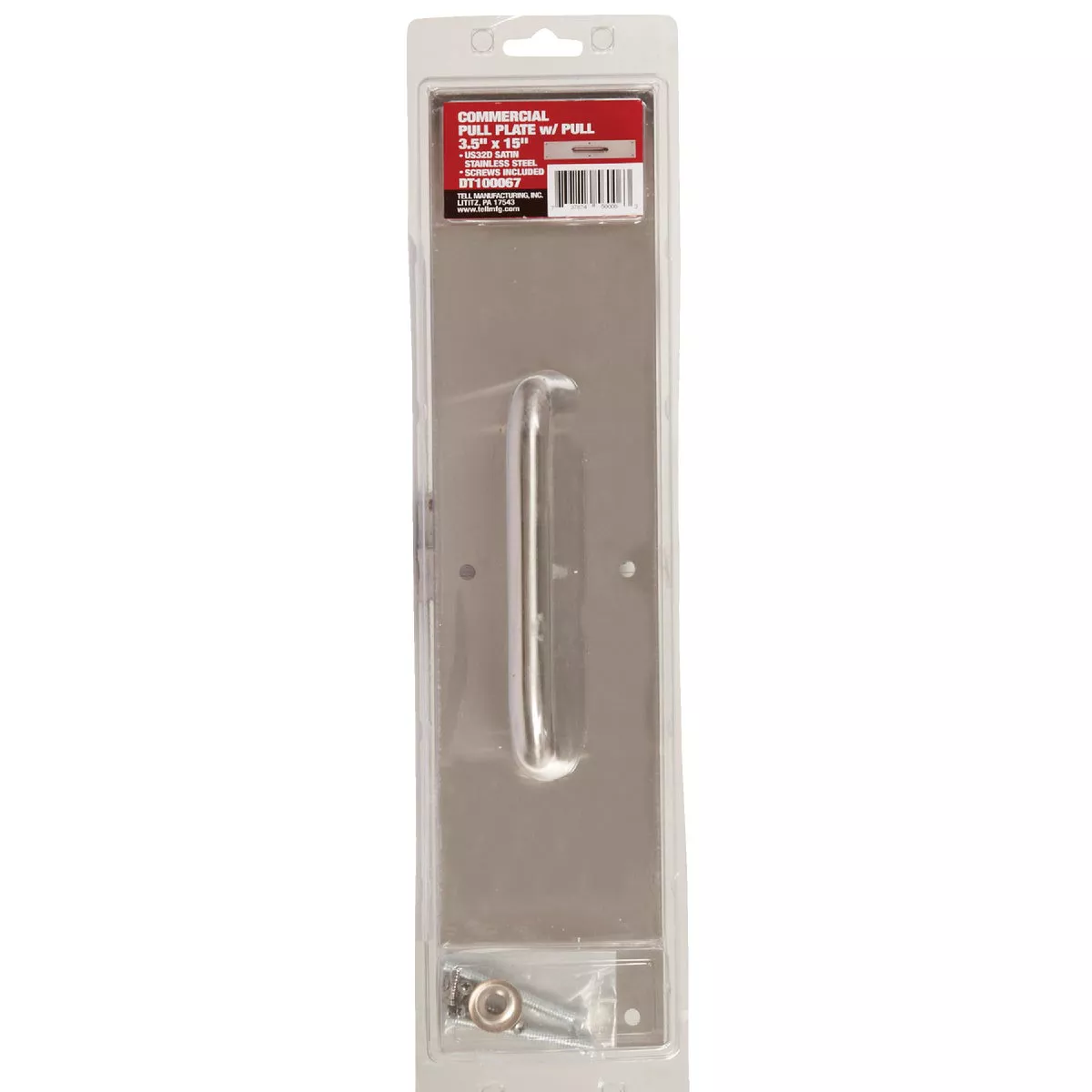 Tell Commercial Stainless Steel Pull Plate - photo 2