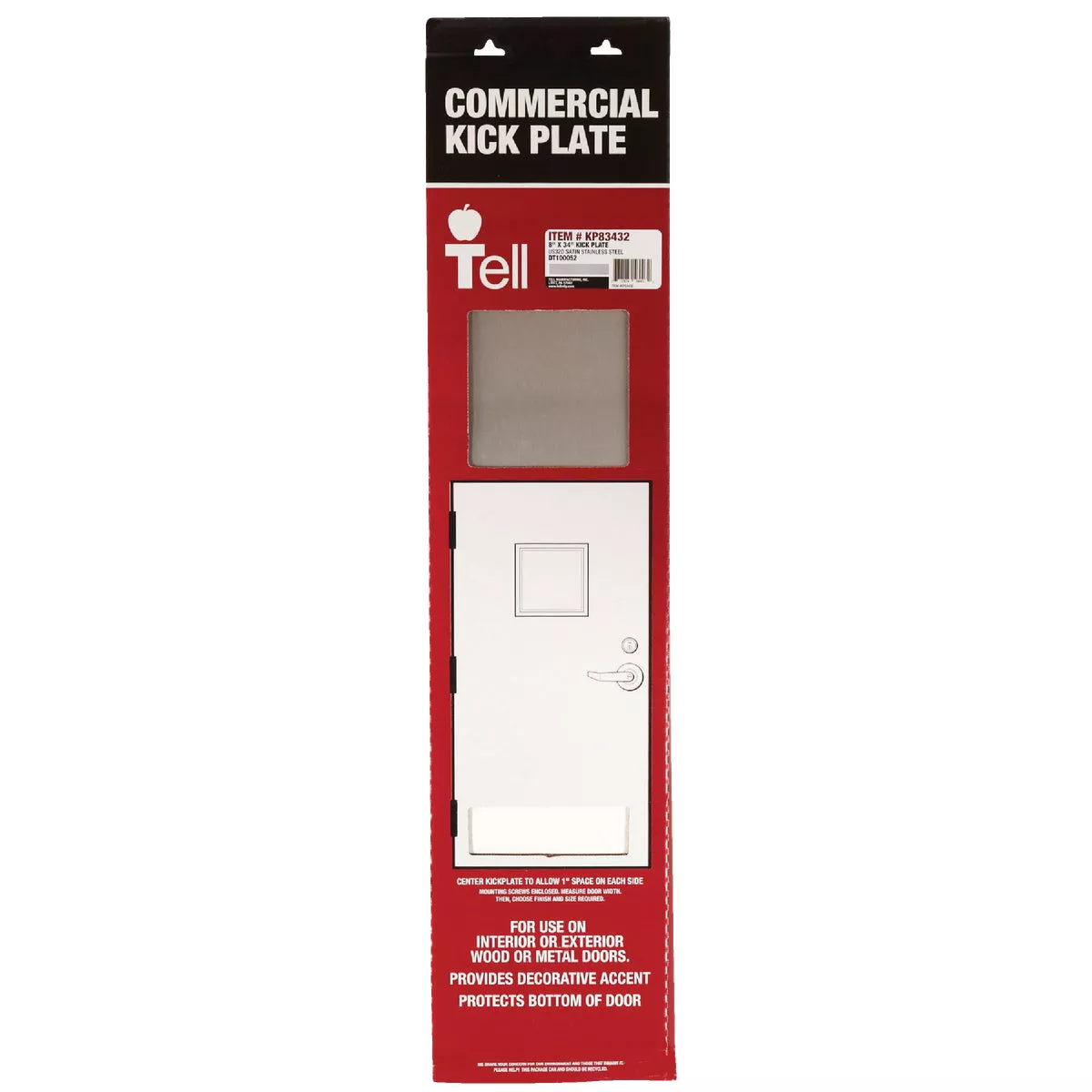 Tell 8 In. x 34 In. Stainless Steel Kick Plate - photo 2