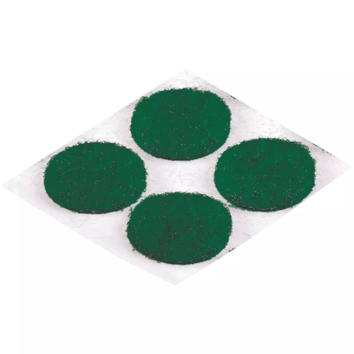 Do it 3/4 In. Green Round Felt Pad (12-Count)
