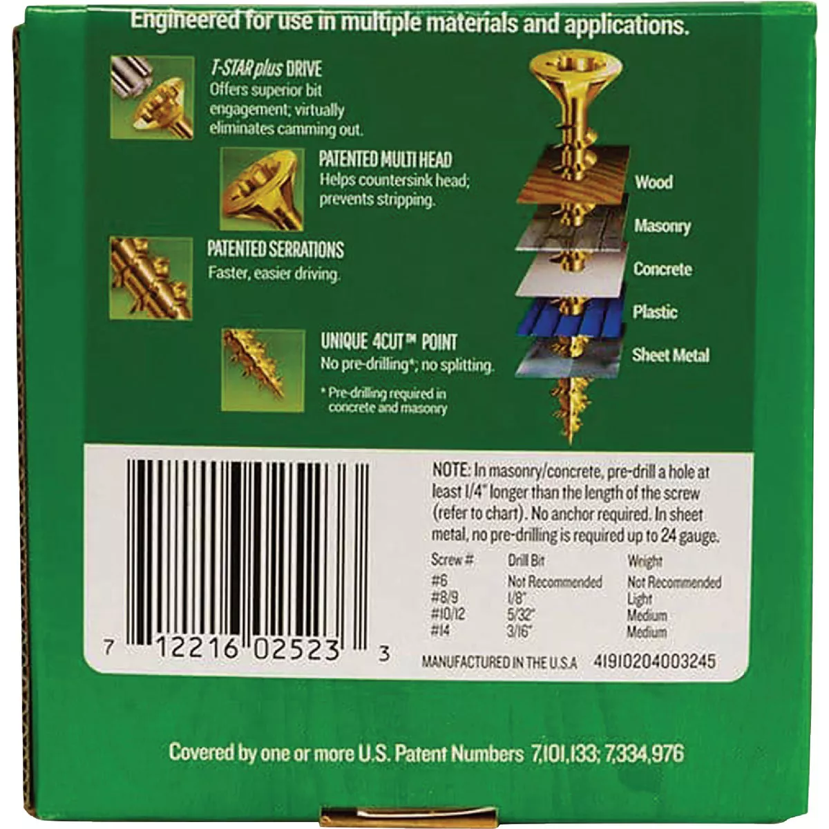 SPAX #8 x 1-1/4 In. T20 Plus Flat Head Yellow Zinc (Interior) Wood Screw (675 Ct.) - photo 7
