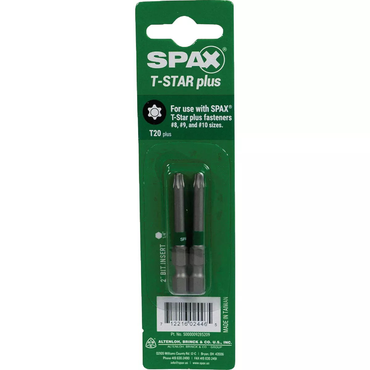 SPAX 2 In. T20 Plus Screwdriver Bit (2-Pack) - photo 2